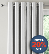 Vicenza White - Faux Silk Curtains