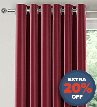 Vicenza Wine - Faux Silk Curtains