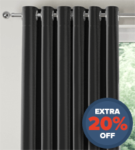 Alexandria Charcoal - Luxury Woven Curtains