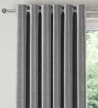 Amalfi Grey - Luxury Woven Curtains