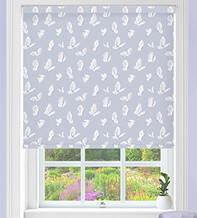 Butterflies Lavender - Children's Blackout Roller Blind