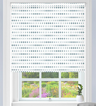 Lunar White - Children's Blackout Roller Blind