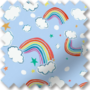 Magic Rainbows Blue - Children's Blackout Roller Blind