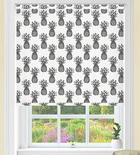 Pineapples White - Children's Blackout Roller Blind