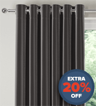 Treviso Dark Grey - Luxury Faux Suede Curtains