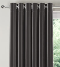 Treviso Dark Grey - Luxury Faux Suede Curtains