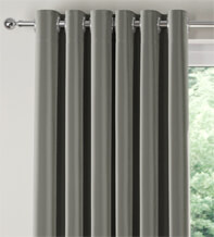 Treviso Grey - Luxury Faux Suede Curtains