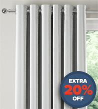 Treviso White - Luxury Faux Suede Curtains