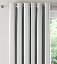 Treviso White - Luxury Faux Suede Curtains