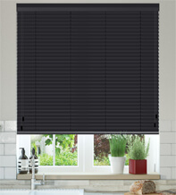 Charisma Black - Faux Wood Blind