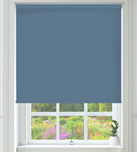 Ibiza Dusky Blue – Blackout Roller Blind