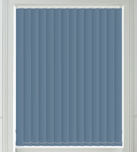 Ibiza Dusky Blue - Blackout Vertical Blind