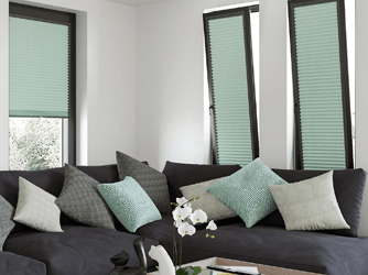 No Drill Pleated Blinds