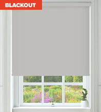 Lita Cloudy Grey - Blackout Roller Blind