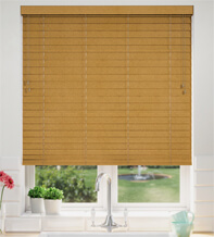 Nordic Light Oak Wood Effect – 50mm Slat Faux Wooden Blind