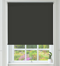 Alpha Blackout Charcoal – Fire Retardant Moisture Resistant Blackout Roller Blind