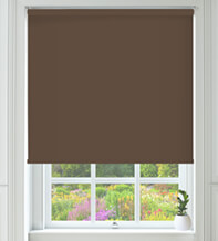 Alpha Blackout Chocolate - Fire Retardant Moisture Resistant Blackout Roller Blind