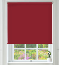 Alpha Blackout Deep Red – Fire Retardant Moisture Resistant Blackout Roller Blind