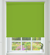 Alpha Blackout Lime – Fire Retardant Moisture Resistant Blackout Roller Blind