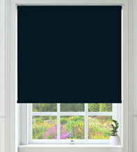 Alpha Blackout Navy – Fire Retardant Moisture Resistant Blackout Roller Blind