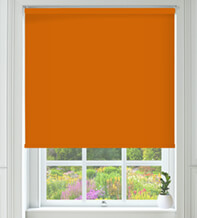 Alpha Blackout Orange - Fire Retardant Moisture Resistant Blackout Roller Blind