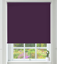 Alpha Blackout Purple - Fire Retardant Moisture Resistant Blackout Roller Blind