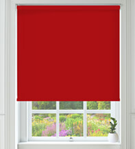 Alpha Blackout Red – Fire Retardant Moisture Resistant Blackout Roller Blind