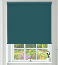 Alpha Blackout Teal – Fire Retardant Moisture Resistant Blackout Roller Blind