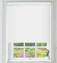 Omega Blackout White – Fire Retardant Moisture Resistant Blackout Roller Blind