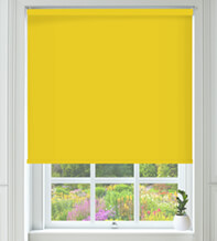 Alpha Blackout Yellow - Fire Retardant Moisture Resistant Blackout Roller Blind