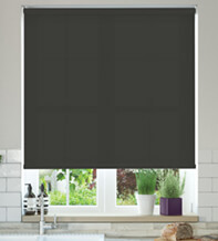 Alpha Charcoal - Fire Retardant Moisture Resistant Roller Blind