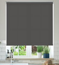 Omega Dark Grey - Fire Retardant Moisture Resistant Roller Blind