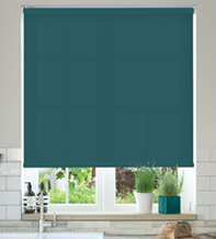 Alpha Teal - Fire Retardant Moisture Resistant Roller Blind