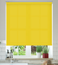 Alpha Yellow - Fire Retardant Moisture Resistant Roller Blind