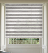 Athens Grey Textured Day and Night Blind with Ultra Fine Voile