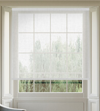 Avon White - Sheer Voile Roller Blind