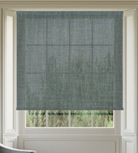 Beverly Teal – Woven Heavy Voile Roller Blind