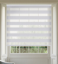 Boston Silver Blackout Day and Night Blind with Ultra Fine Voile