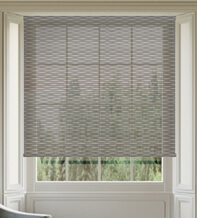 Byron Grey - Patterned Voile Roller Blind