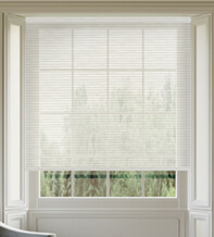 Byron Ivory – Patterned Voile Roller Blind