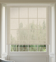 Glow Cream - Textured Sheer Voile Roller Blind