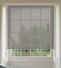 Glow Grey - Textured Sheer Voile Roller Blind