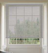 Glow Light Grey – Textured Sheer Voile Roller Blind