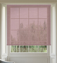 Glow Pink – Textured Sheer Voile Roller Blind