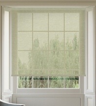 Glow Sage Green – Textured Sheer Voile Roller Blind