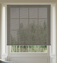 Morrison Charcoal – Woven Sheer Voile Roller Blind