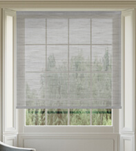 Portage Grey - Striped Sheer Voile Roller Blind