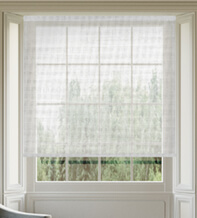 Tralee White - Woven Sheer Voile Roller Blind