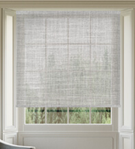 West Light Grey - Woven Heavy Voile Roller Blind