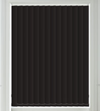 Alpha Blackout Black - Fire Retardant & Moisture Resistant Blackout Vertical Blind